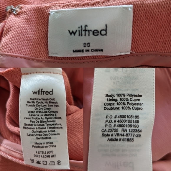 ARITZIA Wilfred ecoulement jumpsuit 00 xs - Picture 10 of 15